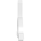 Ekena Millwork Ericson Architectural Grade PVC Gable Bracket, 72"W x 48"H x 6"D x 6"F, 16/12 Pitch GBP072X48X0606ERI00 - alternate 2
